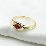 Load image into Gallery viewer, 14K Solid Gold Gemstone Ring.