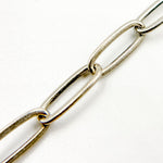 Load image into Gallery viewer, Silver Flat Paperclip Chain