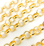 Load image into Gallery viewer, Gold Filled Rolo Link Chain