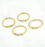 Load image into Gallery viewer, DR031. Diamond Sterling Silver Gold Plated Ring