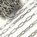 Load image into Gallery viewer, Oxidized Sterling Silver Shinny Flat Long and Short Link Chains