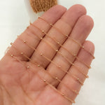 Load image into Gallery viewer, 444RGF. Rose Gold Filled Satellite Chain