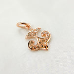 Load image into Gallery viewer, DC441. Diamond Silver Anchor Charm