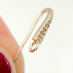 Load image into Gallery viewer, DC499. Diamond Sterling Silver Ear Wire