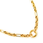 Load image into Gallery viewer, Buy 14K Solid Gold Long and Short Fancy Necklace