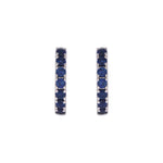 Load image into Gallery viewer, EHZ57608. 14K Solid Gold Gemstone Huggies