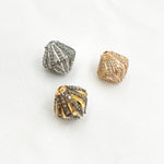 Load image into Gallery viewer, DC599. Diamond & Sterling Silver Rhombus Shape Bead