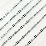 Load image into Gallery viewer, Buy Now Black Rhodium Sterling Silver Flat Marina Chain