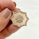 Load image into Gallery viewer, DP136. Diamond Sterling Silver Fancy Shape Pendant