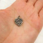 Load image into Gallery viewer, Diamond Sterling Silver Heart Charm
