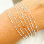 Load image into Gallery viewer, V99SS. Sterling Silver Smooth Oval Link Chain