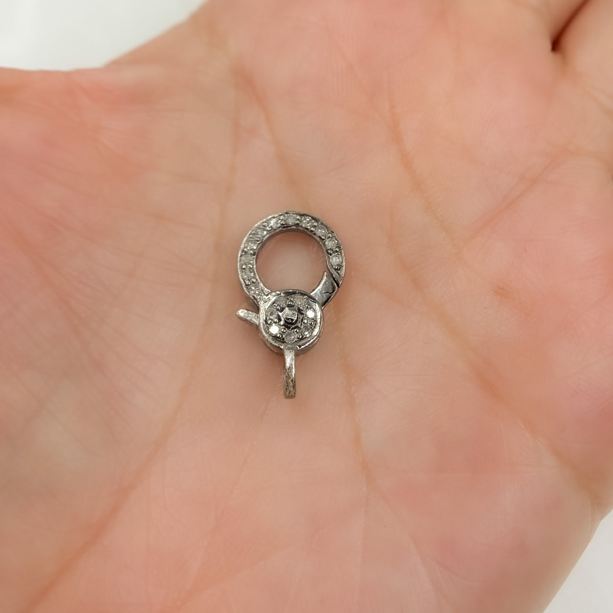 Shop Now Silver Round Trigger Clasp