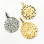 Load image into Gallery viewer, DP390. Diamond & Sterling Silver Star Pendant