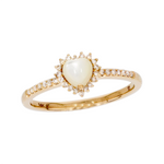 Load image into Gallery viewer, 14K Solid Gold Diamond and Gemstone Ring