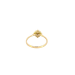 Load image into Gallery viewer, 14k Solid Gold Square Diamond Ring.