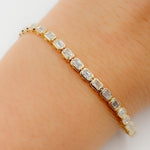 Load image into Gallery viewer, Buy 14k Solid Gold Diamond Bracelet