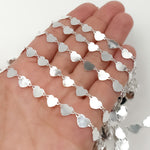 Load image into Gallery viewer, Silver Heart Chain