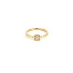 Load image into Gallery viewer, 14k Solid Gold Baguette Statement Diamond Ring