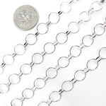 Load image into Gallery viewer, V156SS. Sterling Silver Round Links Chain