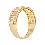 Load image into Gallery viewer, 14K Solid Gold Diamond Band Ring. RAF01819