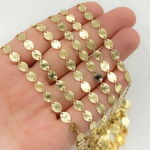 Load image into Gallery viewer, Gold Plated 925 Sterling Silver Textured Oval Chains