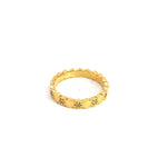Load image into Gallery viewer, 14K Solid Yellow Gold Diamond Hexagon Shape Ring.
