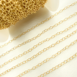Load image into Gallery viewer, 1808MGF. 14K Gold Filled Textured Oval Link Chain