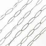 Load image into Gallery viewer, Oxidized Sterling Silver Twisted Oval Link Chain