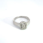 Load image into Gallery viewer, 14k Solid Gold Diamond Statement Ring.
