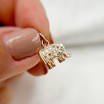Load image into Gallery viewer, DC094. Diamond & Sterling Silver Elephant Charm