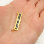 Load image into Gallery viewer, DC222. Diamond Sterling Silver Rectangle Pendant