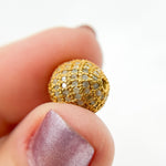 Load image into Gallery viewer, DC568. Diamond & Sterling Silver Round Bead