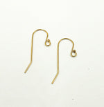 Load image into Gallery viewer, 14K Gold Filled Ball End Ear Wire. 4006418
