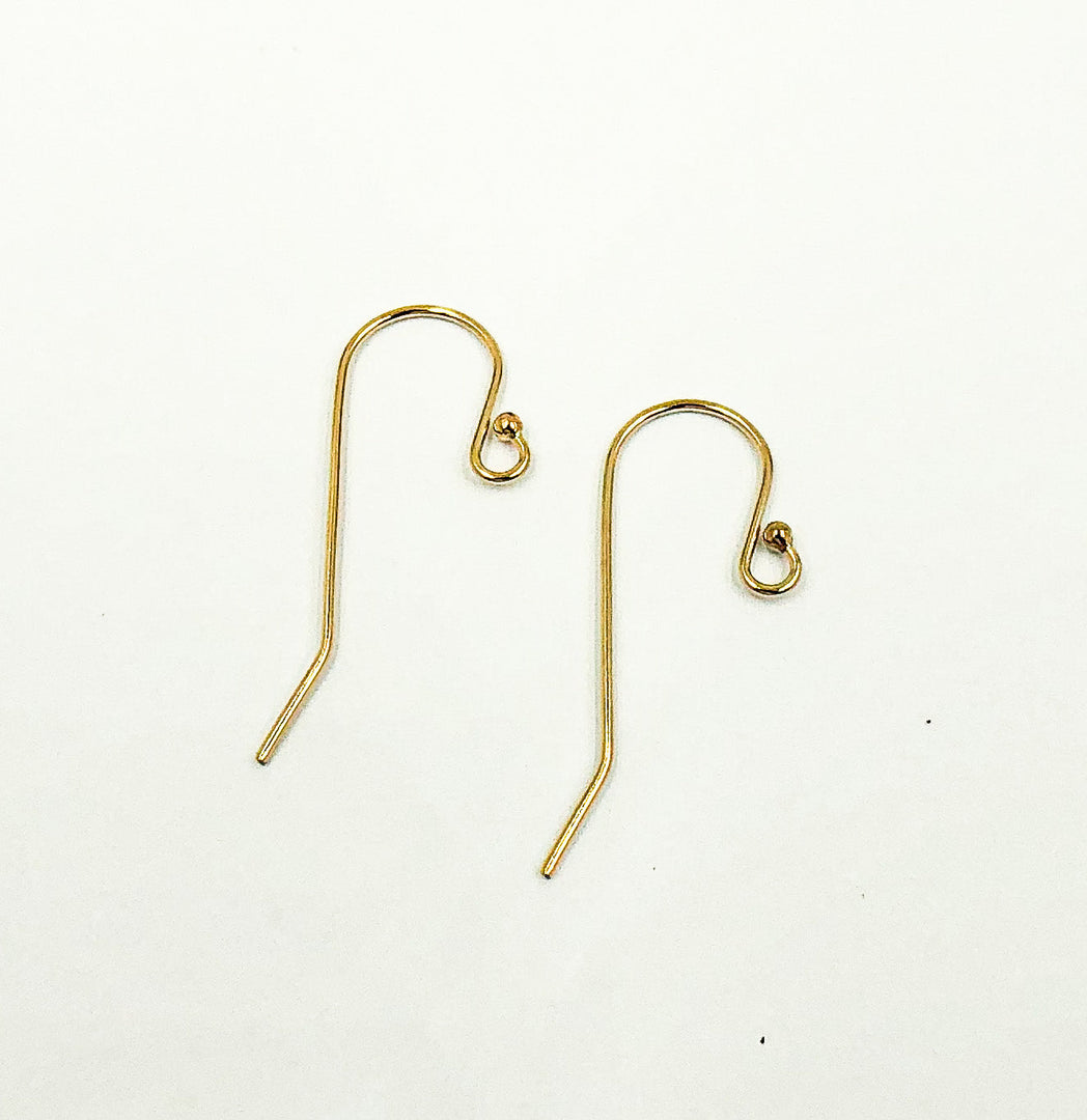 14K Gold Filled Ball End Ear Wire. 4006418