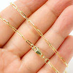 Load image into Gallery viewer, 14K Solid Gold Paperclip Chain