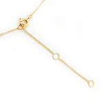 Load image into Gallery viewer, Gold Diamond Fancy Circle Necklace