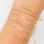 Load image into Gallery viewer, 14K Solid Gold Cable Chain