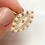 Load image into Gallery viewer, Silver Eye Pendant with Gemstone