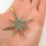 Load image into Gallery viewer, DC394. Diamond & Sterling Silver Star Pendant