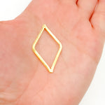 Load image into Gallery viewer, BDGP2. 35MM Gold-plated Sterling Silver Brushed Diamond Connector