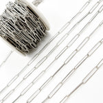 Load image into Gallery viewer, Smooth Long Paperclip Chains