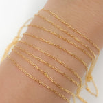 Load image into Gallery viewer, 14k Gold Filled Paperclip Chain