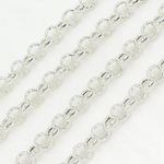 Load image into Gallery viewer, Silver Rolo Link Chain