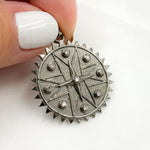 Load image into Gallery viewer, Buy Now Sterling Silver Round Star Pendant
