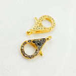 Load image into Gallery viewer, Diamond Sterling Silver Round Trigger Clasp