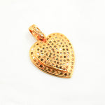 Load image into Gallery viewer, Diamond Sterling Silver Heart Pendant