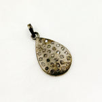 Load image into Gallery viewer, DP265. Diamond Sterling Silver Drop Pendant