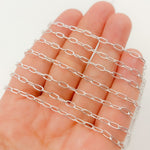Load image into Gallery viewer, Sterling Silver Paperclip Chain