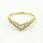 Load image into Gallery viewer, 14K Solid Gold Diamond Ring.