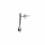 Load image into Gallery viewer, ER414895. 14k Solid Gold Diamond and Gemstone Fancy Dangle Earrings